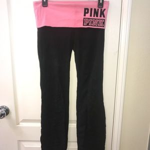 Pink Yoga Flare Pants
